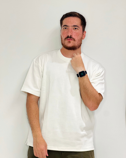 Luqman Interlock Oversized T-Shirt – White