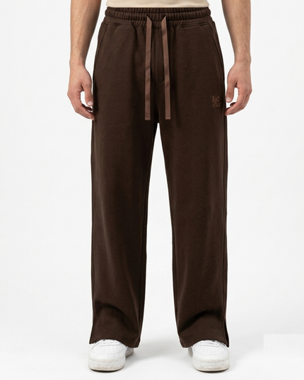 Luqman Ultrasoft Interlock Relaxed Sweatpants - Brown